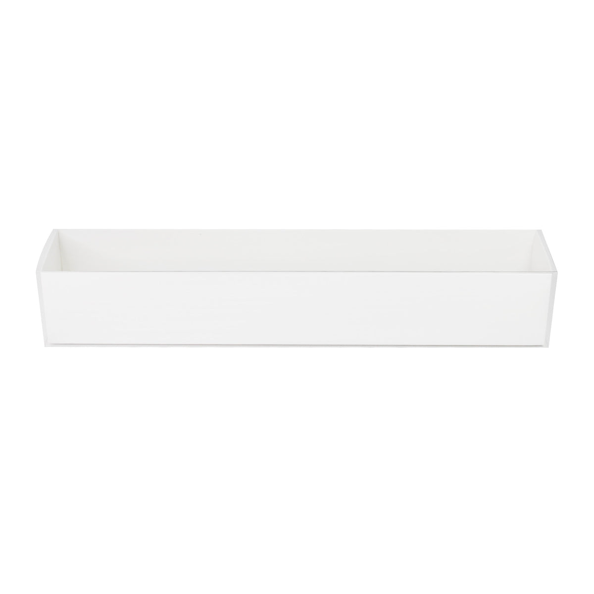 Simply Making Luxury Satin White Rectangle Macaron Box With Clear Sleeve Holds 12