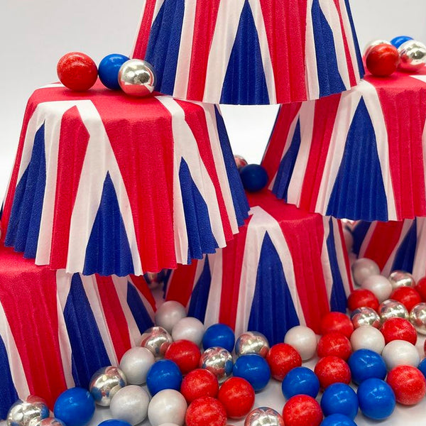 Scrumptious Union Jack Cupcake Cases x 36