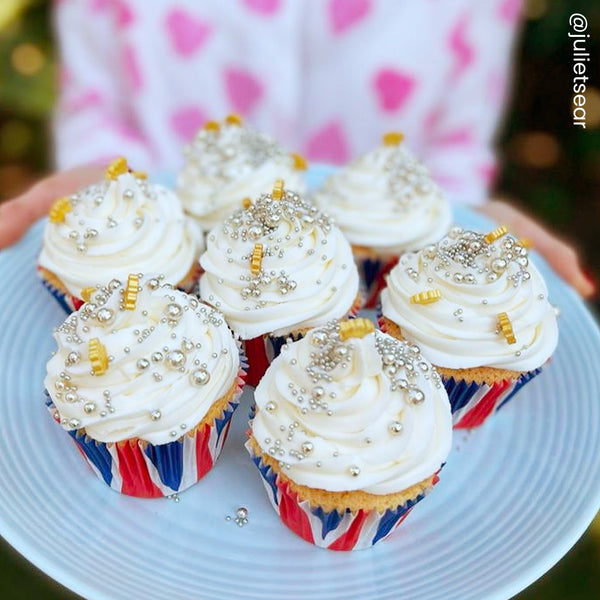 Scrumptious Union Jack Cupcake Cases x 36