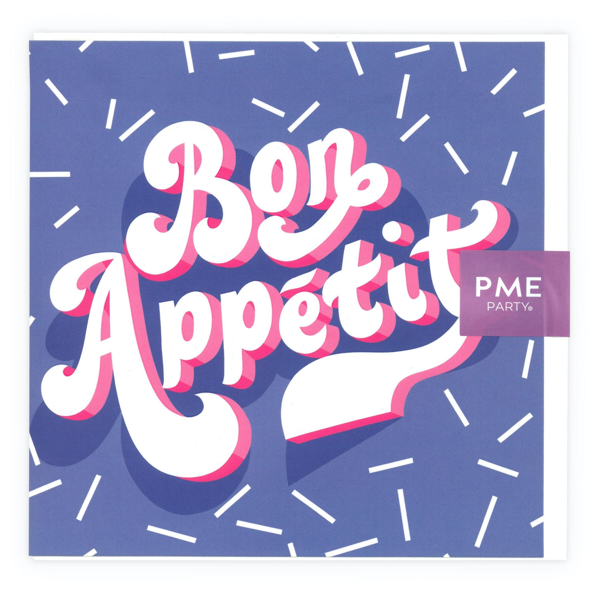 PME Bon Appetit (Blue) - Greeting Card