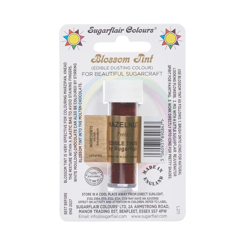 Sugarflair Hazelnut - Blossom Tint Dusting Colour