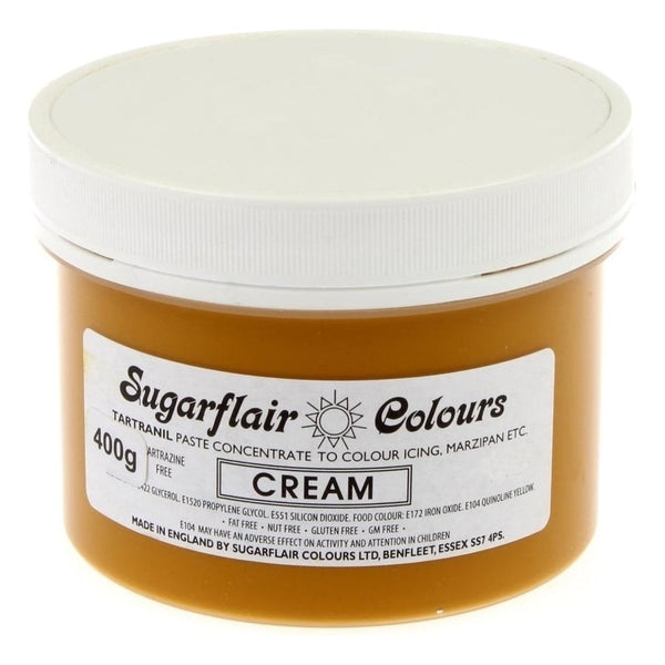 Sugarflair Cream - Tartranil Paste Concentrate Colouring 25g