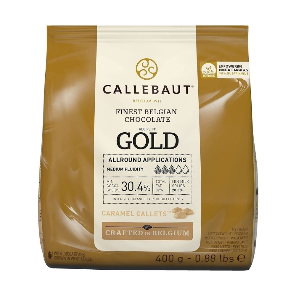 Callebaut Caramel - Finest Belgian Gold Couverture Chocolate 2.5KG - Callebaut