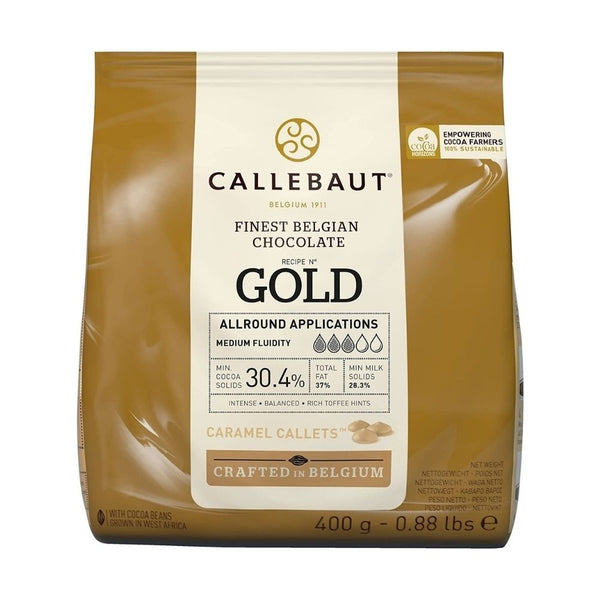 Callebaut Caramel - Finest Belgian Gold Couverture Chocolate 2.5KG - Callebaut