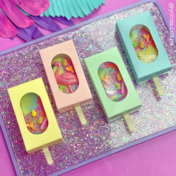 Simply Making Pastel Green Cakesicle Box - Pack Of 10