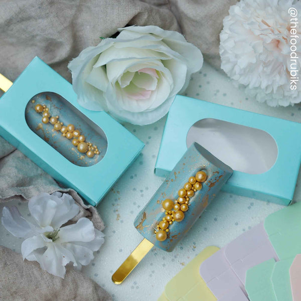 Simply Making Pastel Blue Cakesicle Box - Pack Of 10
