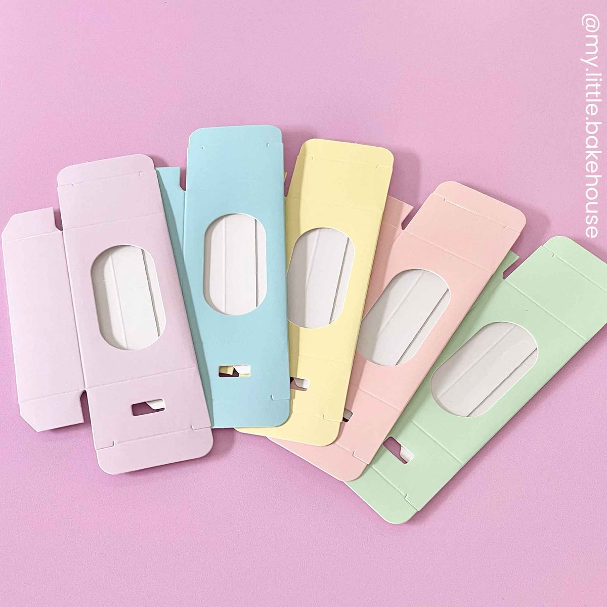 Simply Making Pastel Blue Cakesicle Box - Pack Of 10