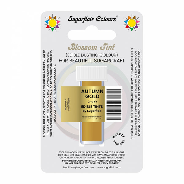 Sugarflair Autumn Gold - Blossom Tint Dusting Colour 7ml