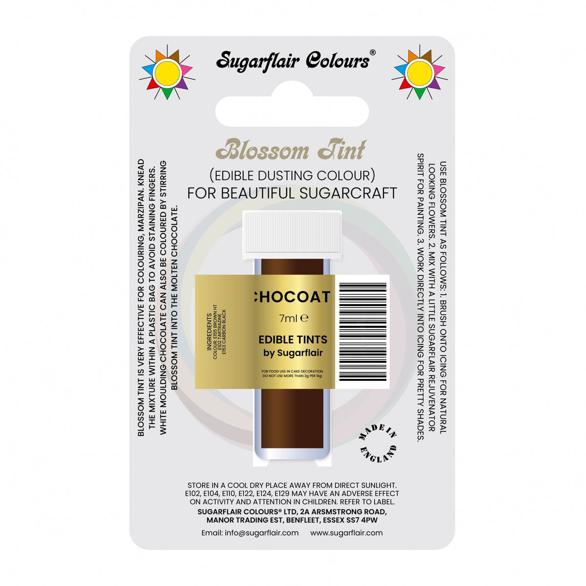 Sugarflair Chocolate Dusting - Blossom Tint Dusting Colour