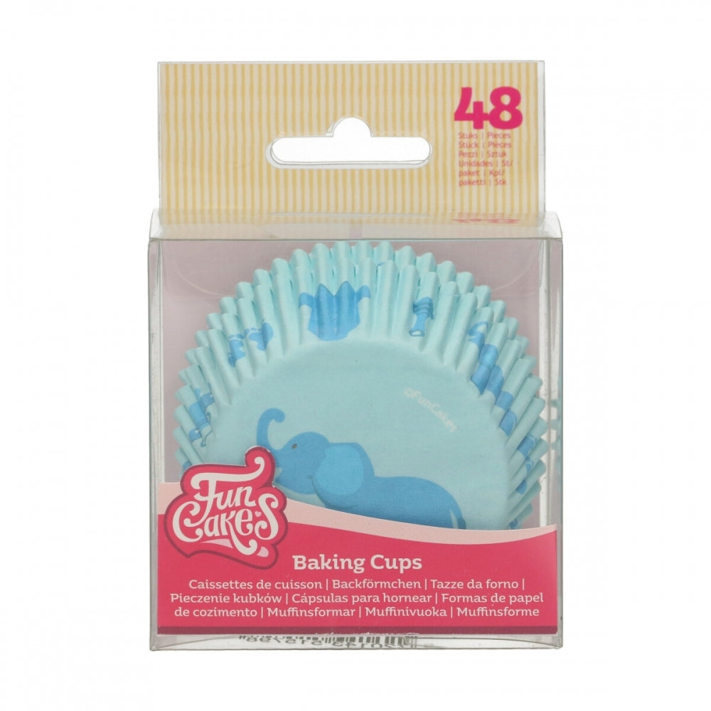 FunCakes Baby Blue Baking Cases x 48
