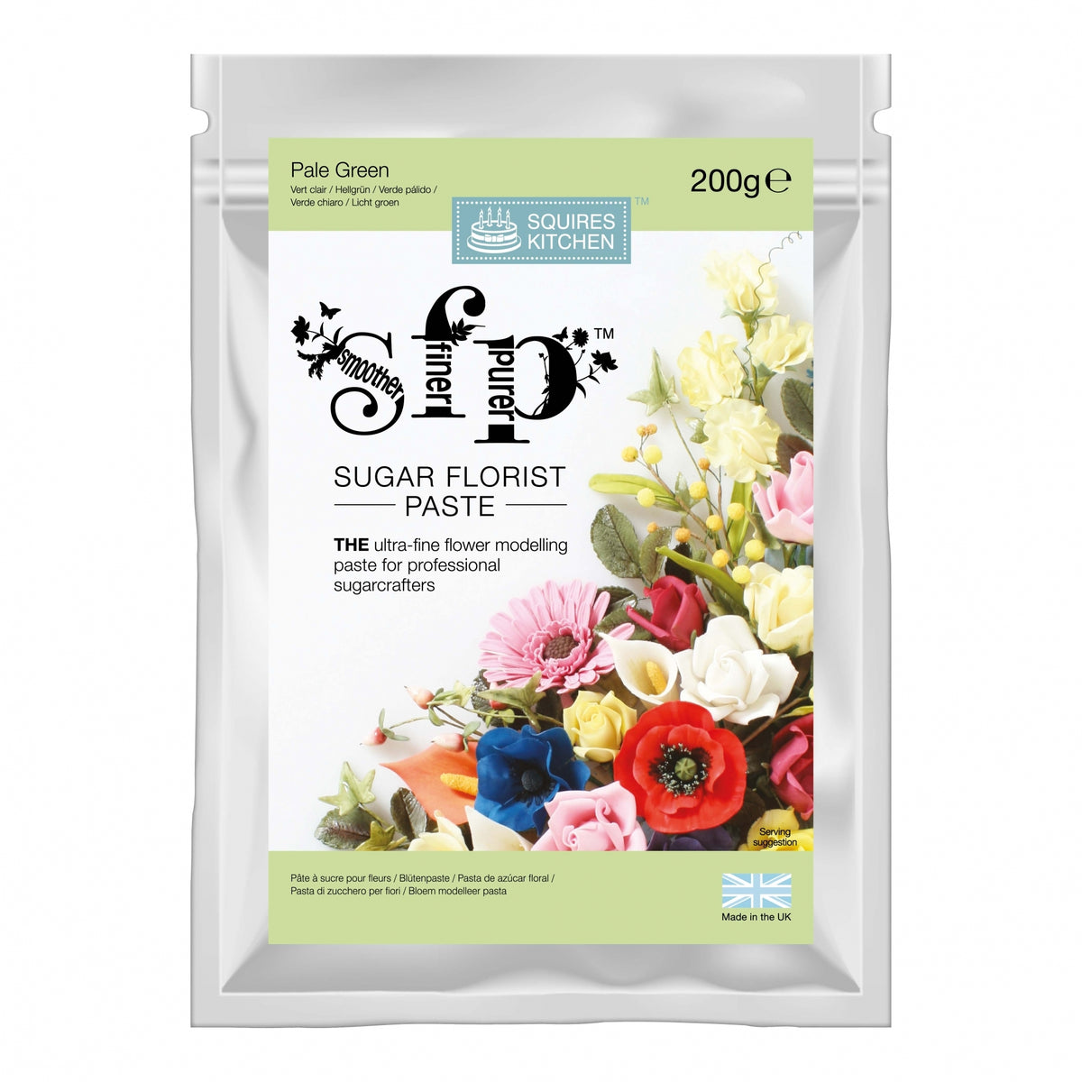 Squires Kitchen Pale Green Sugar Florist Past