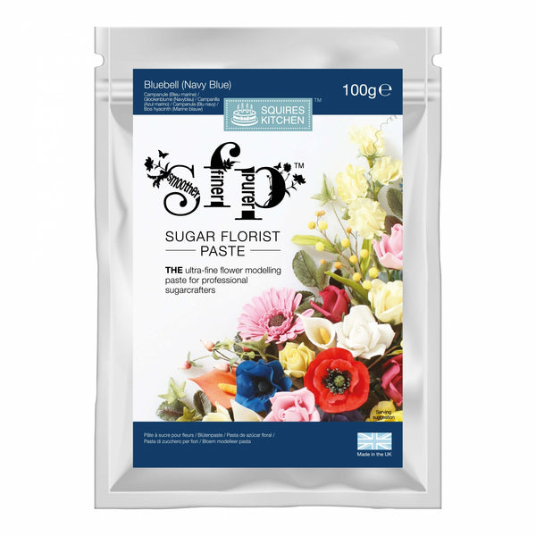 Squires Kitchen Bluebell Navy Blue Sugar Florist Past