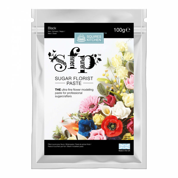Squires Kitchen Black Sugar Florist Paste