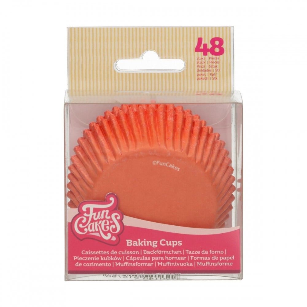 FunCakes Orange Baking Cases x 48