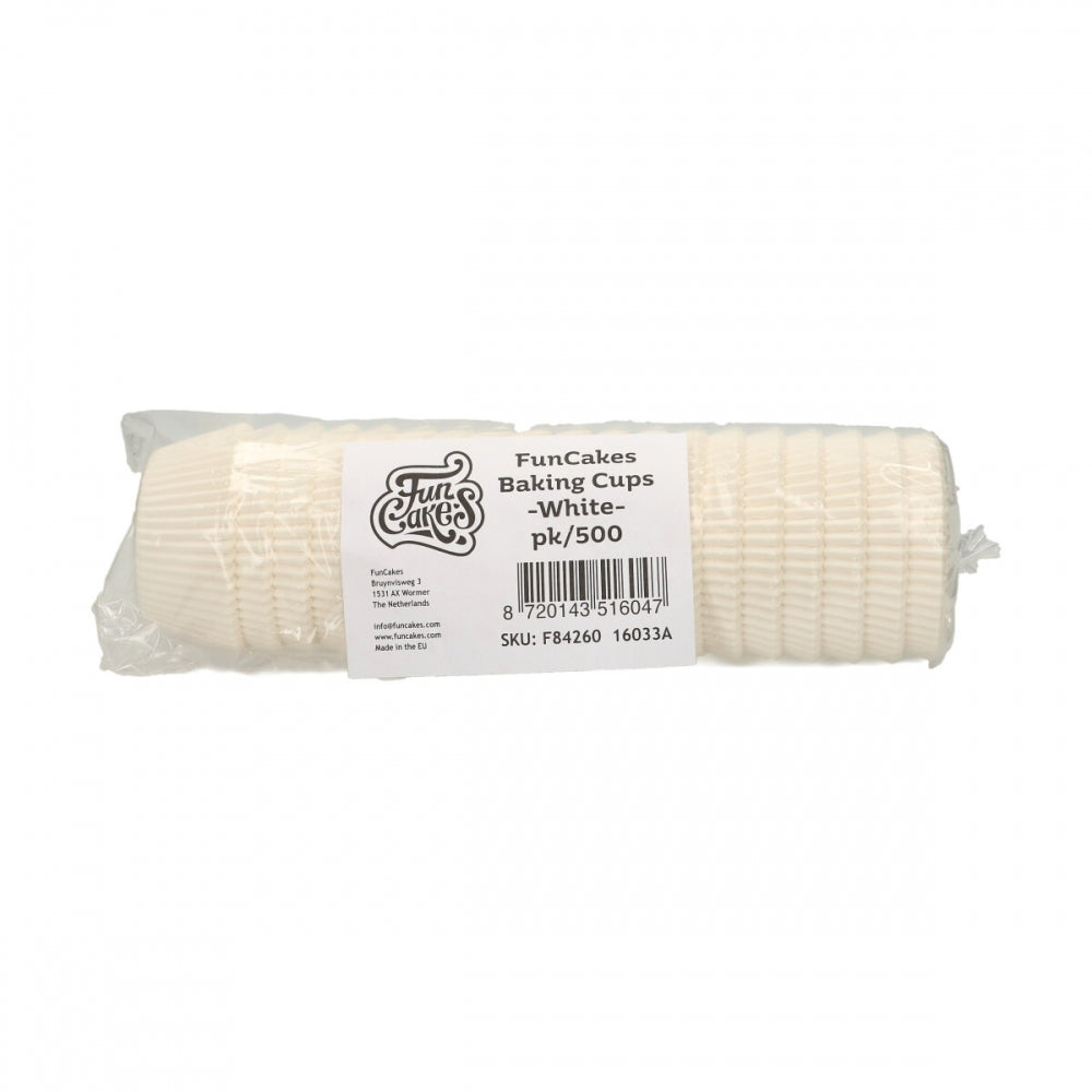 FunCakes White Baking Cases