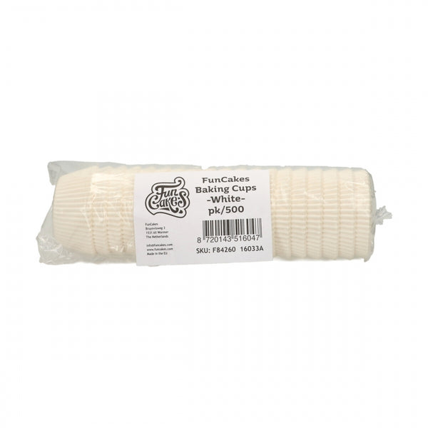 FunCakes White Baking Cases