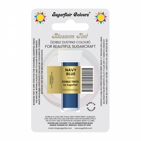 Sugarflair Navy Blue - Blossom Tint Dusting Colour