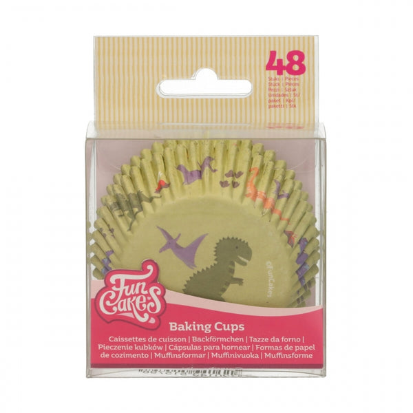 FunCakes Dinosaur Baking Cases x 48