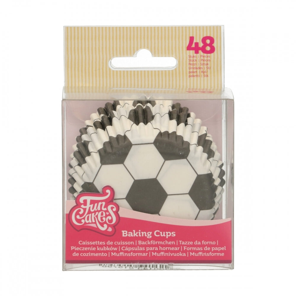 FunCakes Football Baking Cases x 48