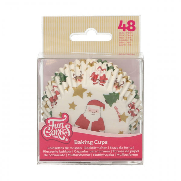 FunCakes Christmas Baking Cases x 48