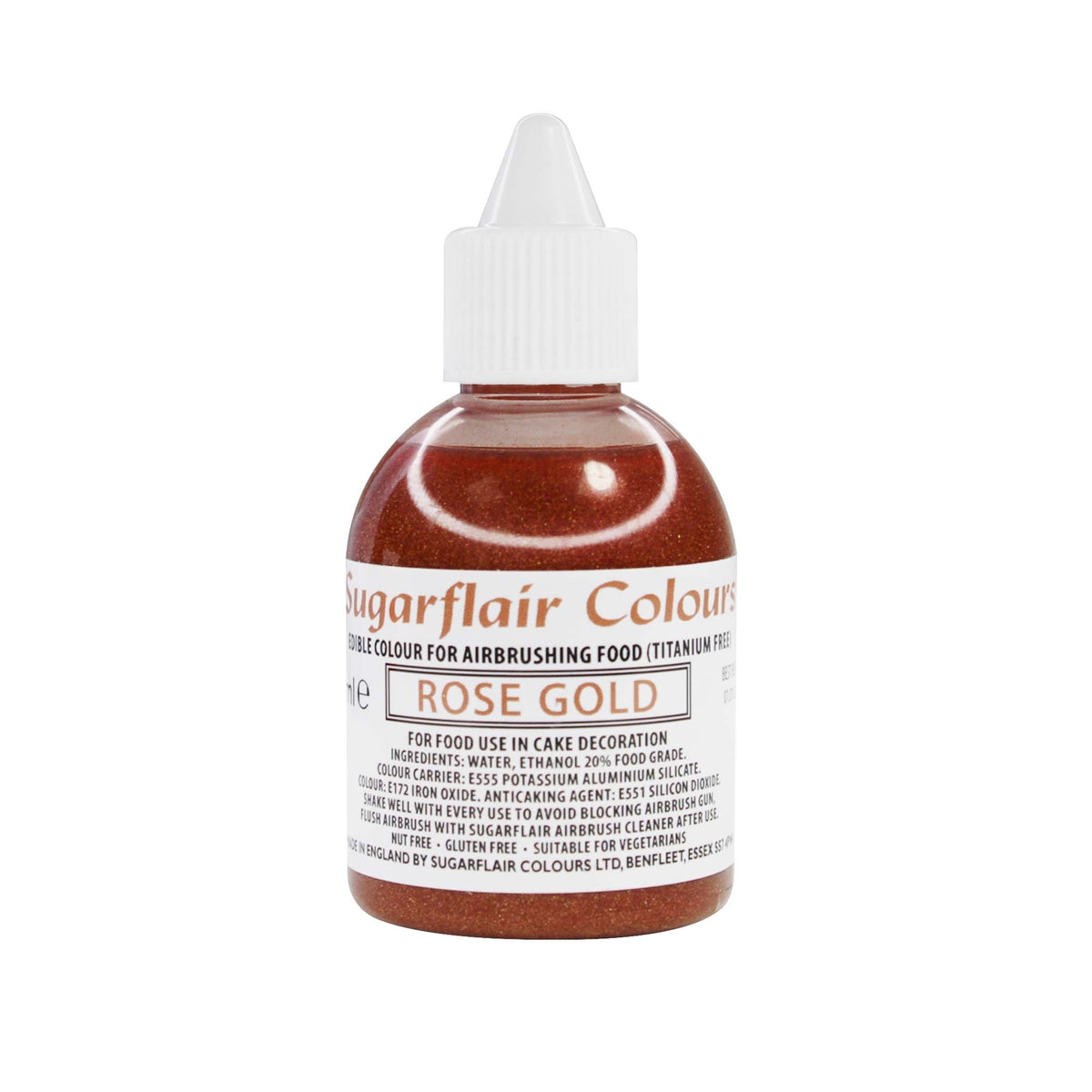 Sugarflair Rose Gold - Airbrush Colour 60ml