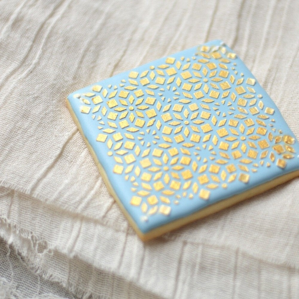 Silvia Favero Diamond Stencil Set Of 7