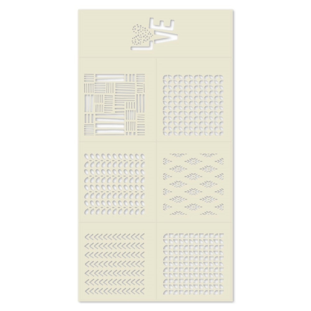 Silvia Favero Adore Stencil Set Of 7