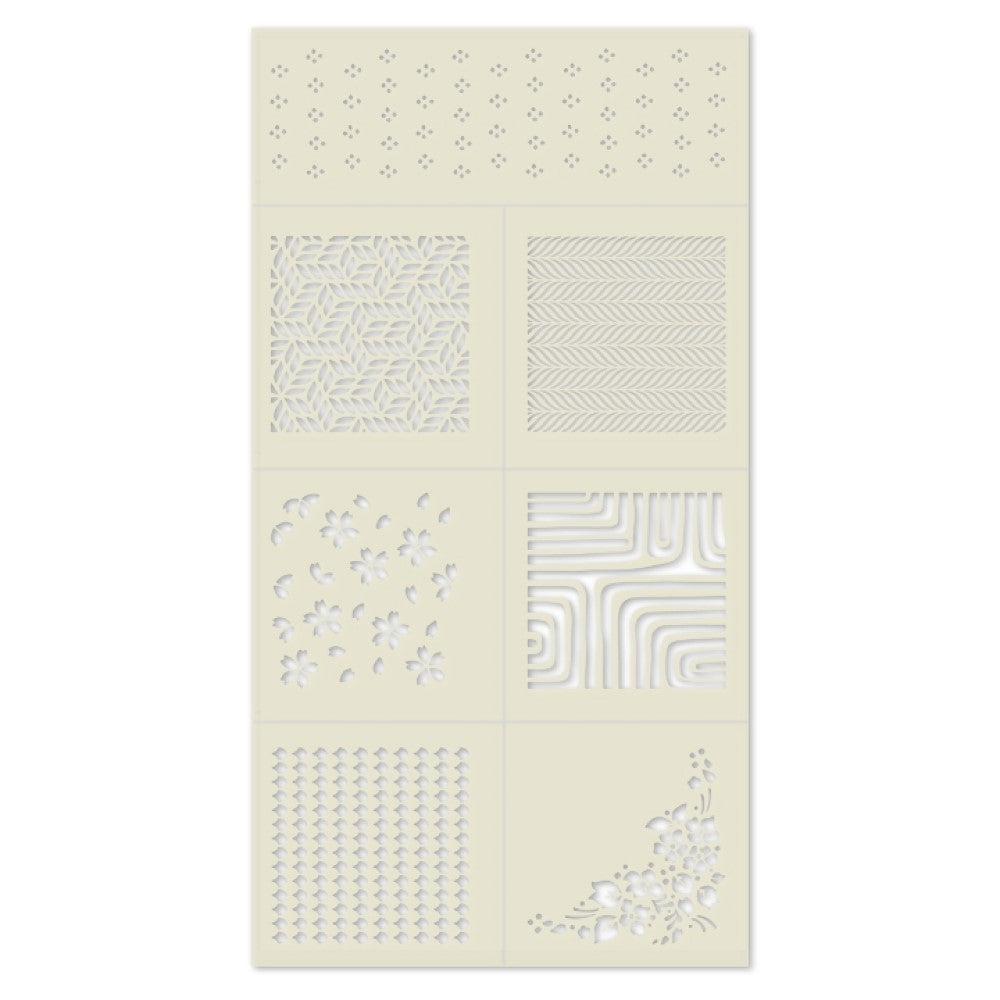 Silvia Favero Cosmo Stencil Set Of 7