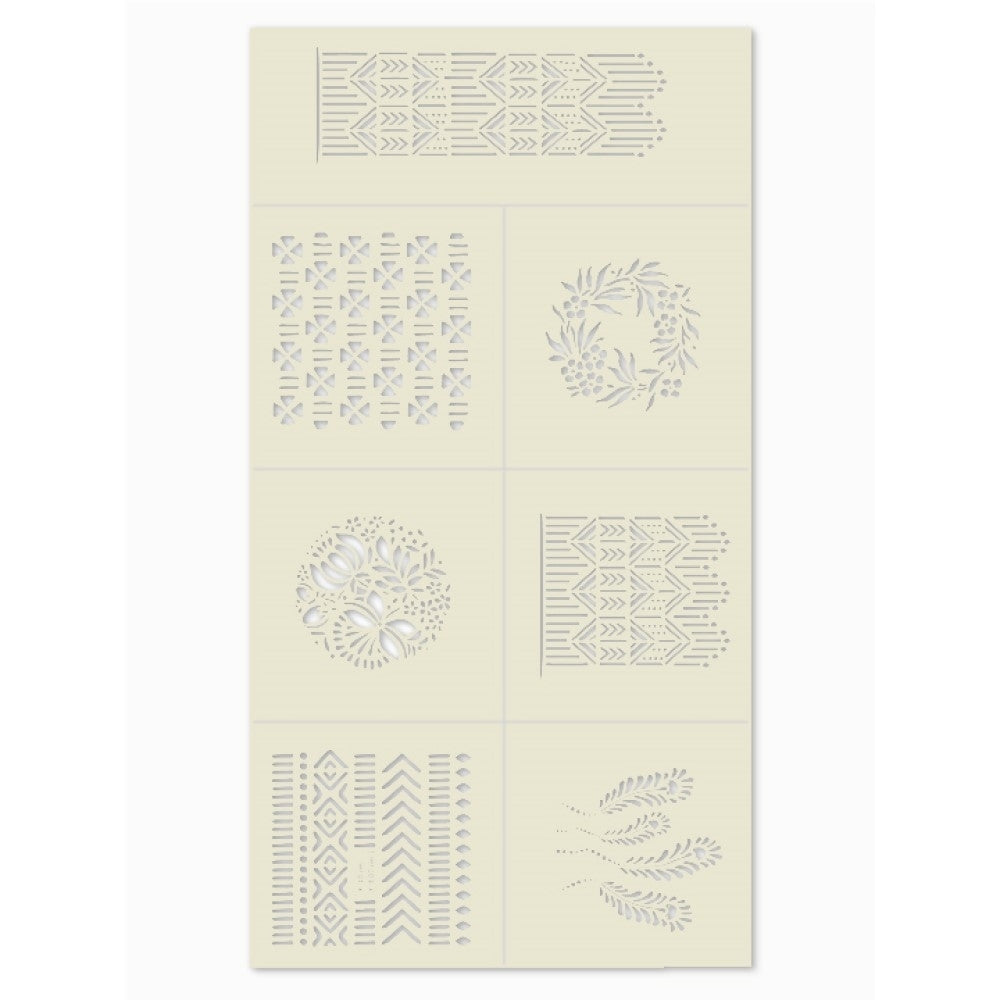 Silvia Favero Rome Stencil Set Of 7