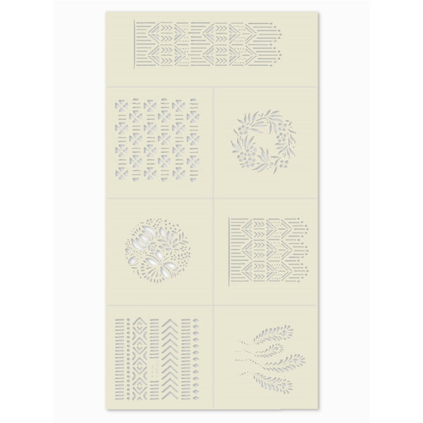 Silvia Favero Rome Stencil Set Of 7