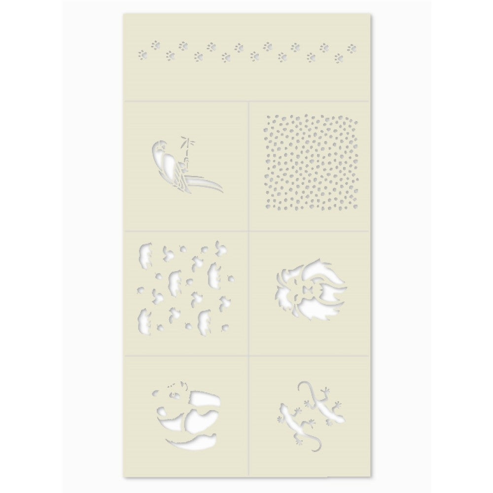 Silvia Favero Spirit Stencil Set Of 7