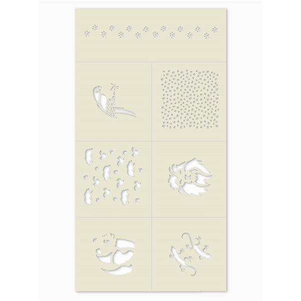 Silvia Favero Spirit Stencil Set Of 7