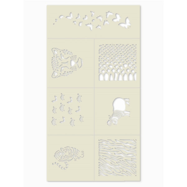 Silvia Favero Bravio Stencil Set Of 7
