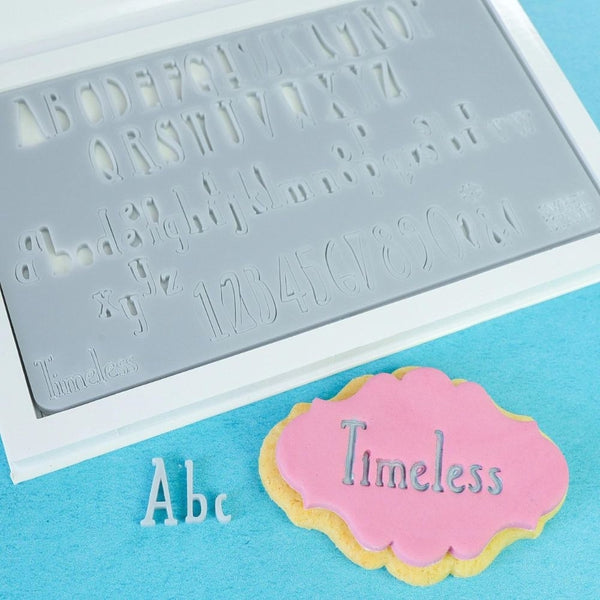 Sweet Stamp Mini Timeless Letter & Number Embossing Set