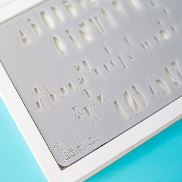Sweet Stamp Mini Timeless Letter & Number Embossing Set