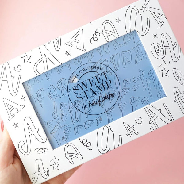 Sweet Stamp Mini Trendy Letter & Number Embossing Set