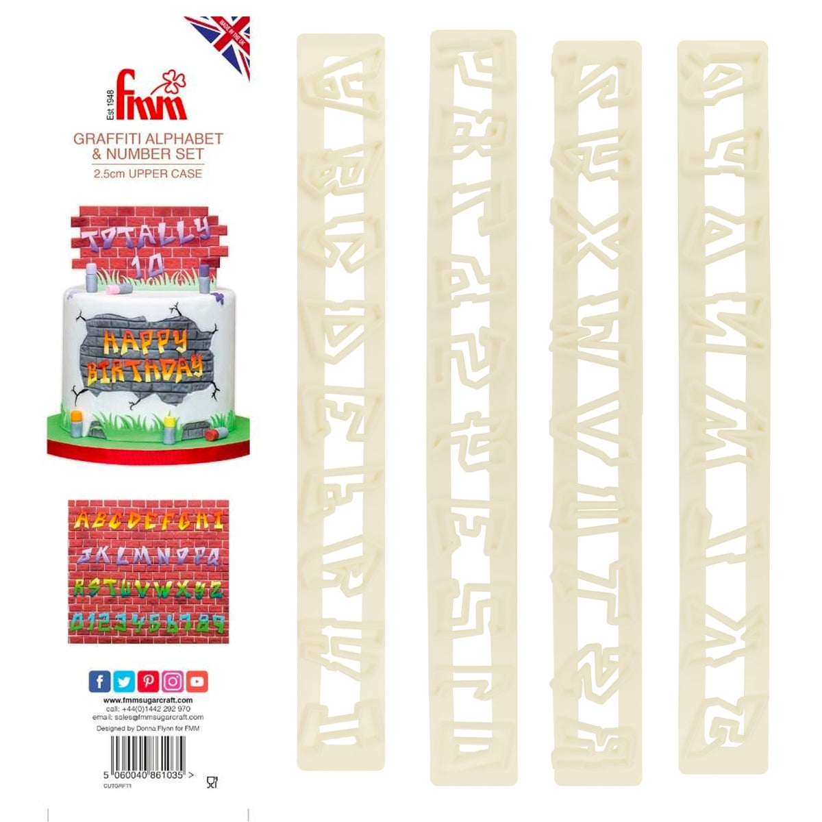 FMM Graffiti Letters Tappit Cutter