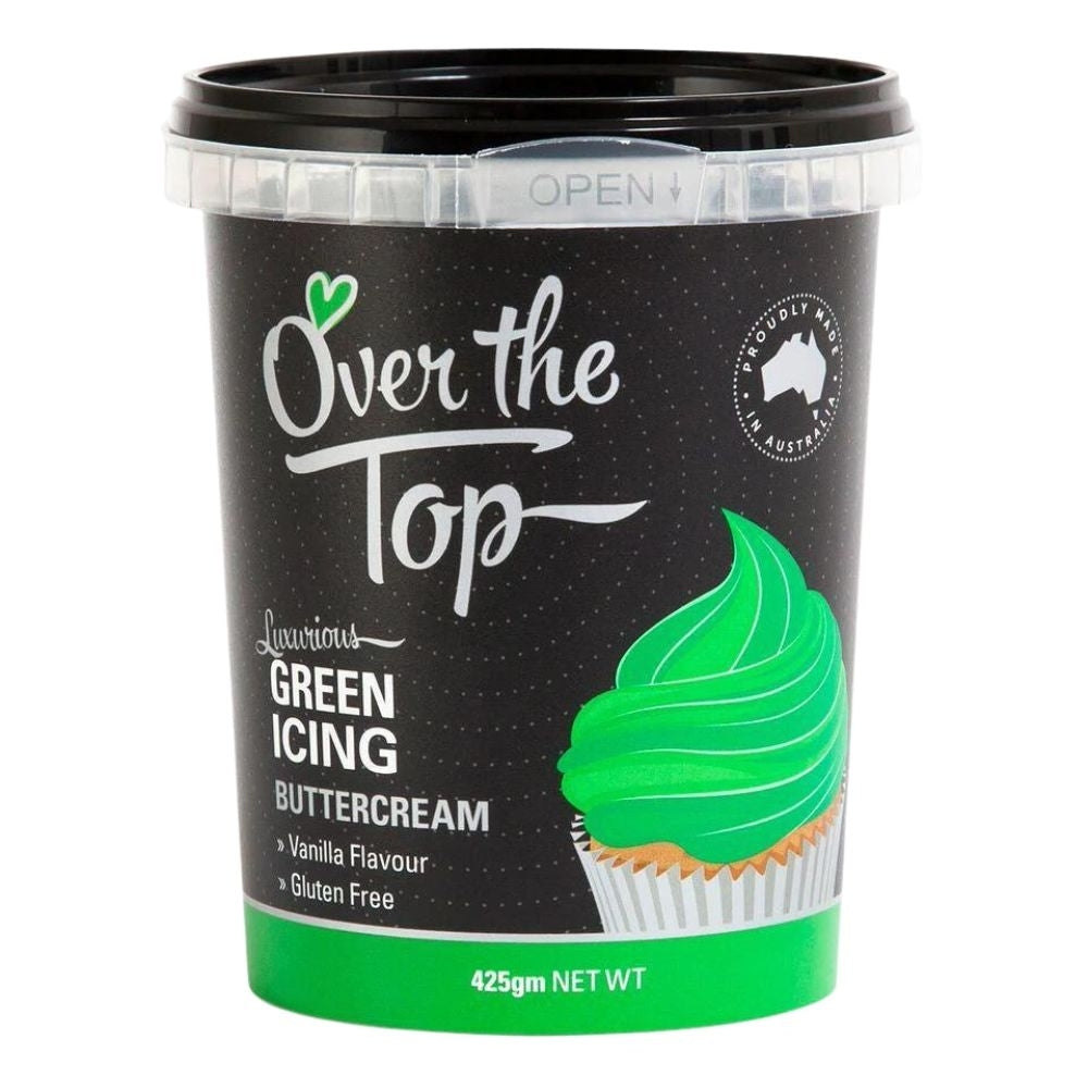 Over The Top Green Buttercream 425g