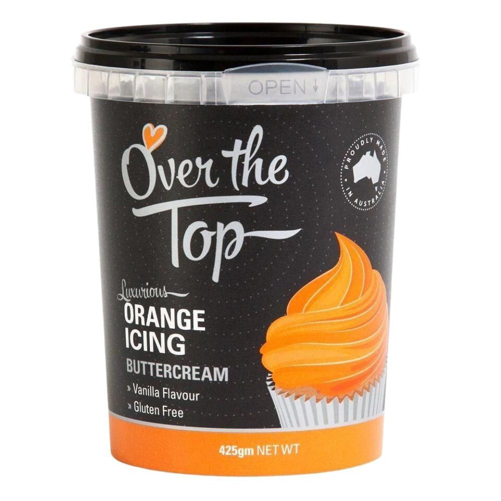 Over The Top Orange Buttercream 425g