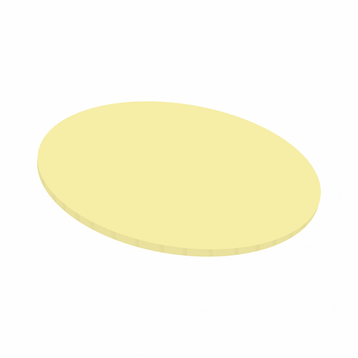 Simply Making 5mm Pastel Yellow Round Matt Masonite Board