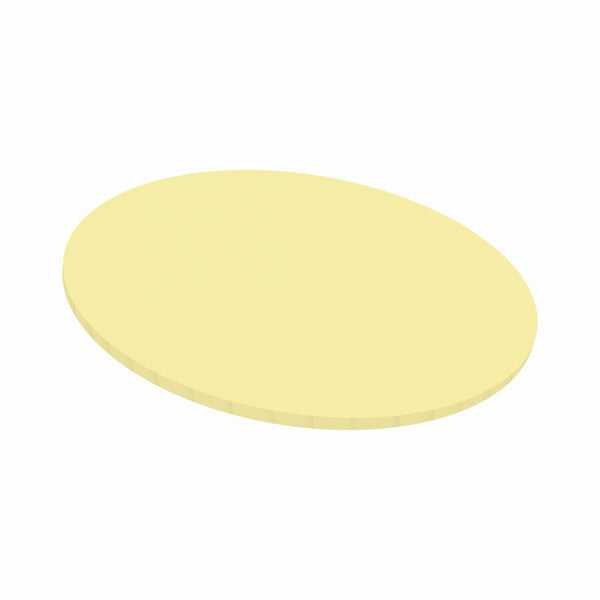 Simply Making 5mm Pastel Yellow Round Matt Masonite Board