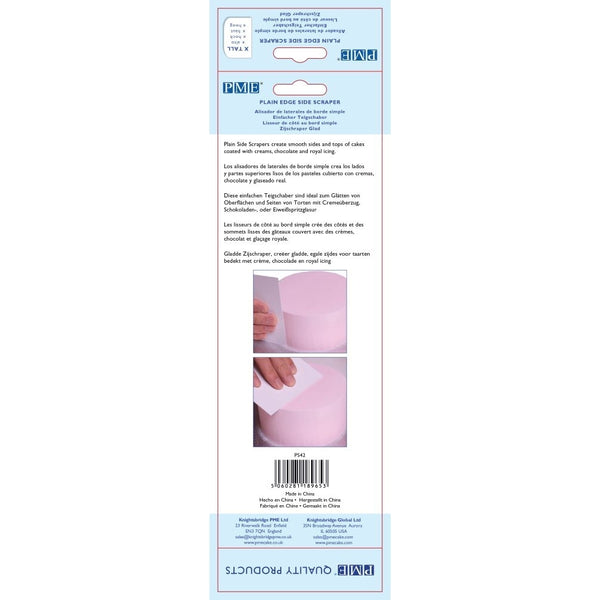 PME 10 Inch Extra Tall Plastic Side Scraper