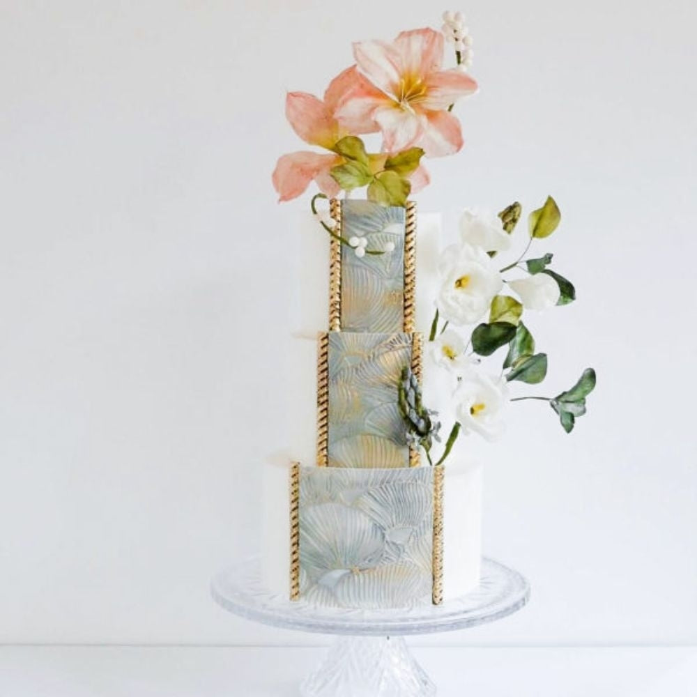 Angela Morrison Abanico - Wedding Stencil Collection