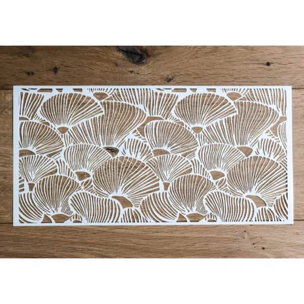 Angela Morrison Abanico - Wedding Stencil Collection