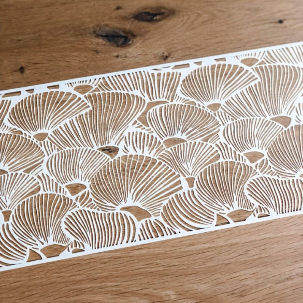 Angela Morrison Abanico - Wedding Stencil Collection
