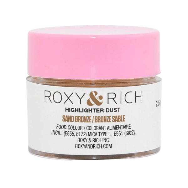 Roxy & Rich Highlighter Dust 2.5g - E171 Free - Sand Bronze