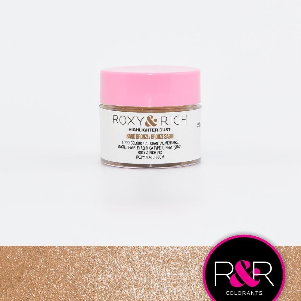 Roxy & Rich Highlighter Dust 2.5g - E171 Free - Sand Bronze