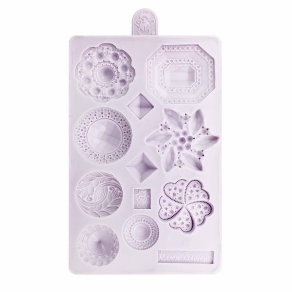 Karen Davies Vintage Brooch Silicone Icing Mould