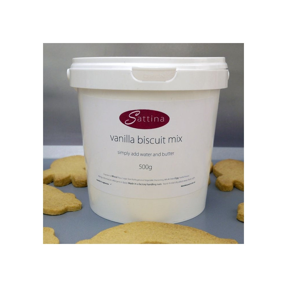 Sattina Vanilla Biscuit Mix By Sattina (For Shaped Cookies)