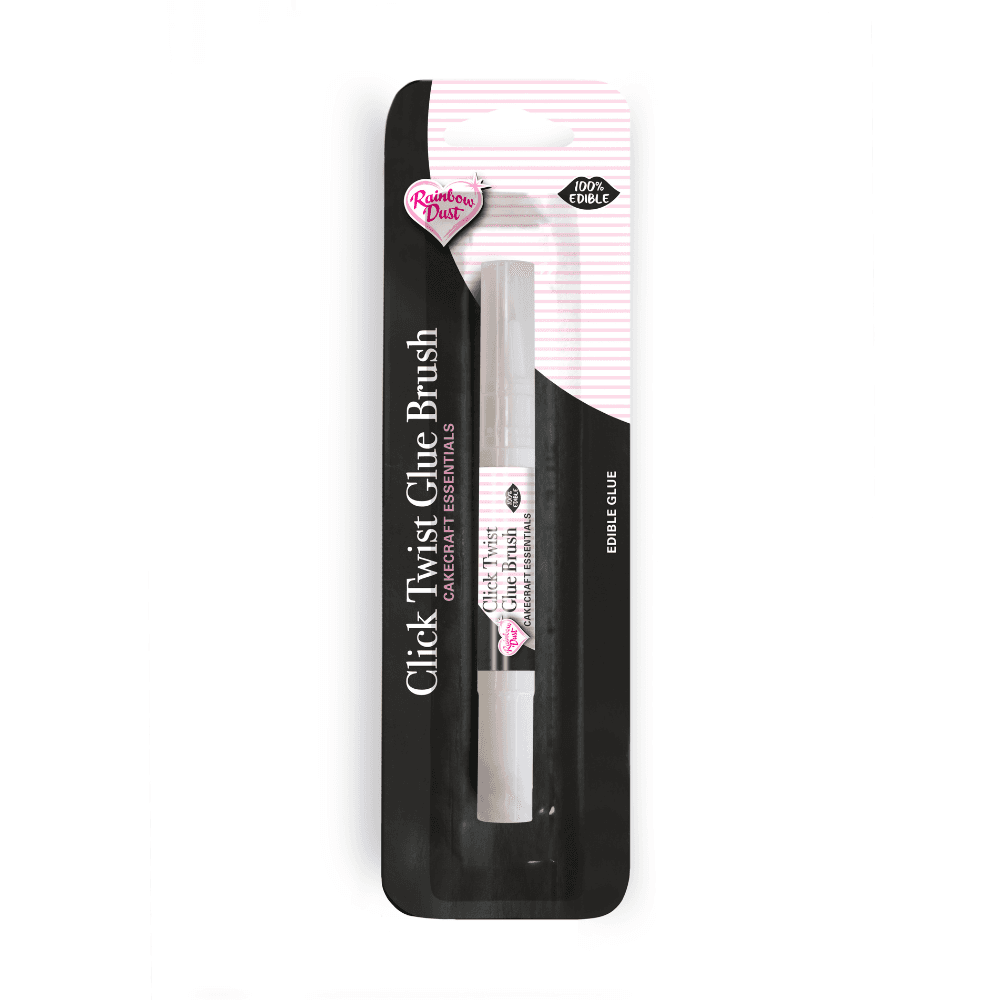 Rainbow Dust Click Twist Edible Glue Brush Pen